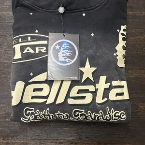 Hellstar Black Crewneck Sweater